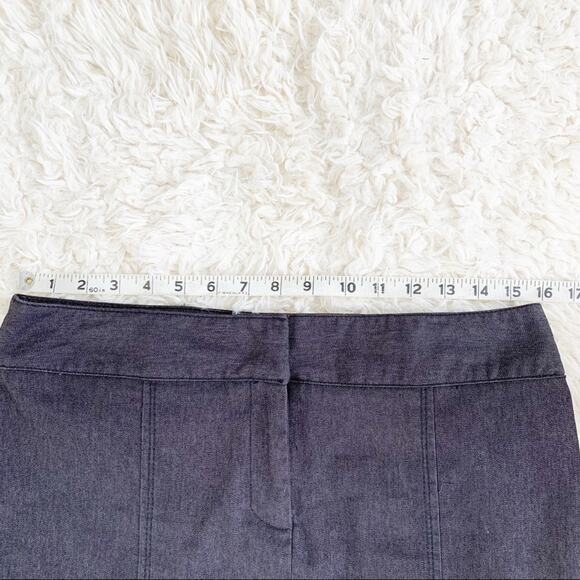 WILLI SMITH Black Cotton Blend Denim Pencil Skirt size 10 - Picture 5 of 6